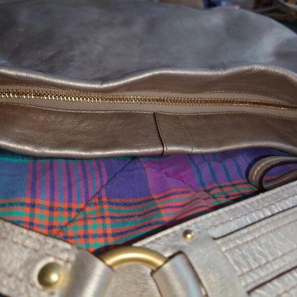 Coach Metallic Carly Hobo Bag - Picture 11 of 16